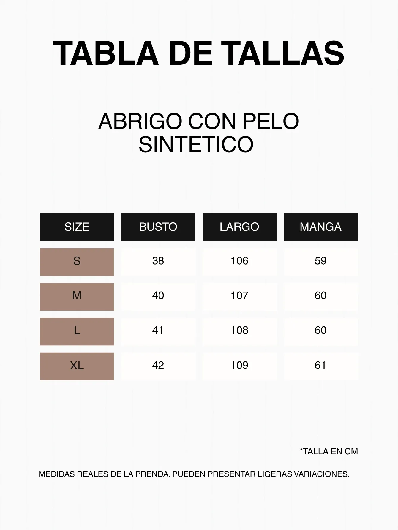 M01 Abrigo con pelo sintetico-ROJO-BEIGE 15267